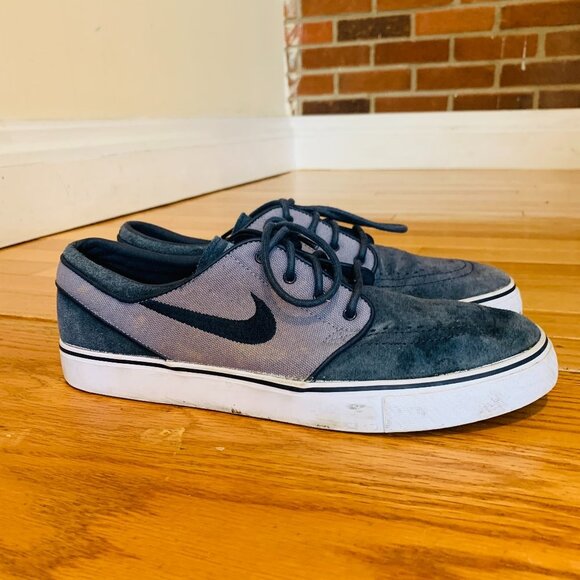 Nike Other - RARE Nike Zoom Stefan Janoski SB Blue Dusk Obsidian Suede Size 9 333824-403